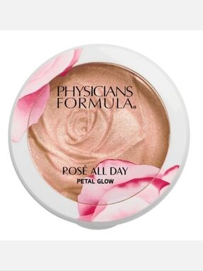 Physicians Formula Rose All Day Highlighter in Glow Petal Pink NWT